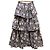 Autre Marque Falda larga con estampado floral WONDERFUL WORLD Púrpura