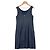 Armani Exchange ärmelloses Kleid aus Kunstleder Blau Marineblau