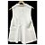 Autre Marque Chaleco Peplum ANAYI de Tweed Basket Blanco - vista 2
