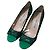 Manolo Blahnik Spitzen-Pumps Grün