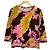 Autre Marque Blusa pullover a stampa floreale LEONARD SPORT Marrone
