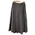Autre Marque Falda acampanada INGEBORG con panel de twill transparente Castaño - vista 2