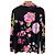 Autre Marque Cárdigan de seda con estampado floral LEONARD PARIS Negro - vista 3