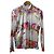 Autre Marque LEONARD SPORT Top a maniche lunghe con stampa floreale e mezza zip Rosa Bianco Multicolore