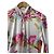 Autre Marque LEONARD SPORT Top a maniche lunghe con stampa floreale e mezza zip Rosa Bianco Multicolore - vista 2