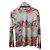 Autre Marque LEONARD SPORT Top a maniche lunghe con stampa floreale e mezza zip Rosa Bianco Multicolore - vista 4