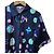 Autre Marque Hemdkleid mit Alphabet-Muster LEONARD SPORT Blau - Ansicht 2