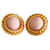 Autre Marque Orecchini a clip cerchio FOXEY Accessorio D'oro