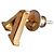Autre Marque Orecchino a lobo Sympathy of Soul SV925 Initial A D'oro - vista 3