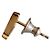 Autre Marque Orecchino a lobo Sympathy of Soul SV925 Initial A D'oro - vista 4