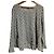 Autre Marque Ingeborg Chiffon-Bluse mit Punkten Braun Grau