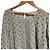 Autre Marque Ingeborg Chiffon-Bluse mit Punkten Braun Grau - Ansicht 3