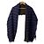 Autre Marque Sciarpa in lana mesh Yohji Yamamoto Blu - vista 4