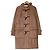 Autre Marque JOURNAL STANDARD Abrigo Duffle de Faux Shearling Castaño Camello