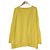 Autre Marque MOGA 18-Gauge Semi-Worsted Wollstrick-Pullover Gelb - Ansicht 3
