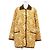 Salvatore Ferragamo gesteppte Cordjacke aus Polyester Gelb
