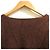 Autre Marque Pullover de malha Babylone com decote em V e pele Marrom - vista 7