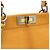 Bolsa 2way Fendi Peekaboo em couro e python Amarelo Mostarda - vista 9