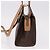 Céline CELINE Macadam Canvas Hand Bag PVC Leather 2way Brown Gold - vista 3
