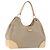 GUCCI GG Canvas Guccissima Hand Bag Leather Beige Gold 257268
