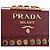 PRADA Shoulder Bag Safiano leather Bordeaux Gold - vista 19