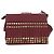 PRADA Shoulder Bag Safiano leather Bordeaux Gold - vista 2