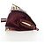 PRADA Shoulder Bag Safiano leather Bordeaux Gold - vista 4