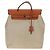 Hermès HERMES Herbag A Dos Backpack Canvas 2way Beige Silver - vista 13