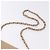 CHANEL Matelasse 25 Chain Shoulder Bag Cotton Beige Silver CC - vista 14