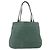 FENDI Hand Bag Leather Green Gold - vista 2