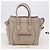 Céline CELINE Luggage Micro Shopper Hand Bag Leather Beige - vista 12