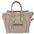 Céline CELINE Luggage Micro Shopper Hand Bag Leather Beige - vista 13