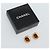 CHANEL Earring Metal Gold Tone Red CC - vista 12