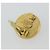 CHANEL Earring Metal Gold Tone Red CC - vista 7