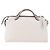 Borsa a tracolla FENDI in pelle bianca e argento, autentica bs36311A - vista 3