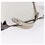 Borsa a tracolla FENDI in pelle bianca e argento, autentica bs36311A - vista 7