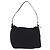 Bolso de hombro FENDI Mamma Baguette en jersey de algodón, negro y plata, auténtico 193880 - vista 3