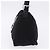 Bolso de hombro FENDI Mamma Baguette en jersey de algodón, negro y plata, auténtico 193880 - vista 4