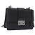 Borsa a tracolla PRADA con catena, in pelle safiano, nera e argento, autentica ka5415