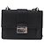 Borsa a tracolla PRADA con catena, in pelle safiano, nera e argento, autentica ka5415 - vista 2