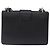 Borsa a tracolla PRADA con catena, in pelle safiano, nera e argento, autentica ka5415 - vista 3