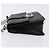 Borsa a tracolla PRADA con catena, in pelle safiano, nera e argento, autentica ka5415 - vista 5