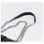 Borsa a tracolla PRADA con catena, in pelle safiano, nera e argento, autentica ka5415 - vista 8