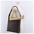 Céline CELINE Borsa a tracolla circolare in tela Macadam PVC nera e oro, codice articolo am12198V - vista 23