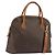 Céline Borsa a mano CELINE Macadam in PVC e pelle, modello 2 vie, marrone e oro, autentica, codice articolo ep15452.