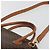 Céline Borsa a mano CELINE Macadam in PVC e pelle, modello 2 vie, marrone e oro, autentica, codice articolo ep15452. - vista 8
