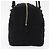 Borsa a mano CHANEL Choco Bar in cotone nero oro CC autentica ka339 - vista 3