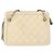 Borsa a tracolla CHANEL Matelassé con catena, in pelle di agnello beige e oro, con logo CC, 152441 - vista 13