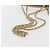 Borsa a tracolla CHANEL Matelassé con catena, in pelle di agnello beige e oro, con logo CC, 152441 - vista 7