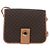 Céline Borsa a tracolla CELINE Macadam in tela, PVC e pelle, marrone e oro, autentica 191817V - vista 2